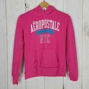 Y2K Hoodie Aéropostale Pink Pullover Hoodie